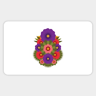 Modern Floral Arrangement No. 2 Sticker